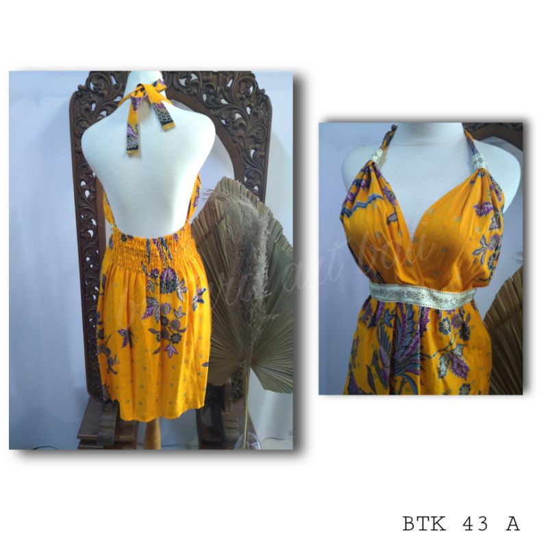 dress wanita dress tali batik dress sexy dress cantik dress batik bali fashion wanita