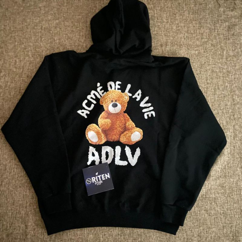 ADLV Teddy Bear Hoodie Black Original