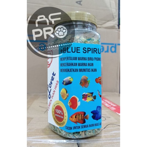 MAKANAN IKAN  CHANA ARWANA KOI UDANG PREMIUM FISH LOVER RED BLUE YELLOW TOPLES 130GR