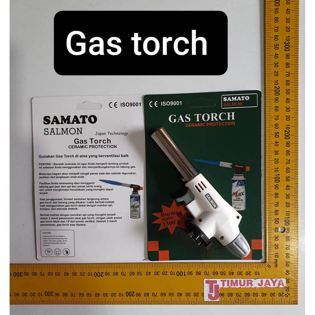 SAMATO GAS TORCH Pemantik Flame GUN ALAT LAS Heating PORTABLE KEJU MAKANAN GEPREK MOZARELLA BBQ bakaran