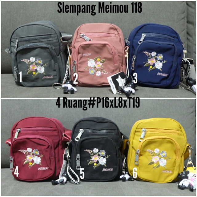 Tas slempang Meimou 4ruang