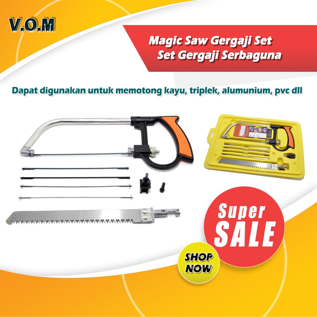 VOM Magic Saw / Gergaji Set / Set Gergaji Serbaguna - 0233