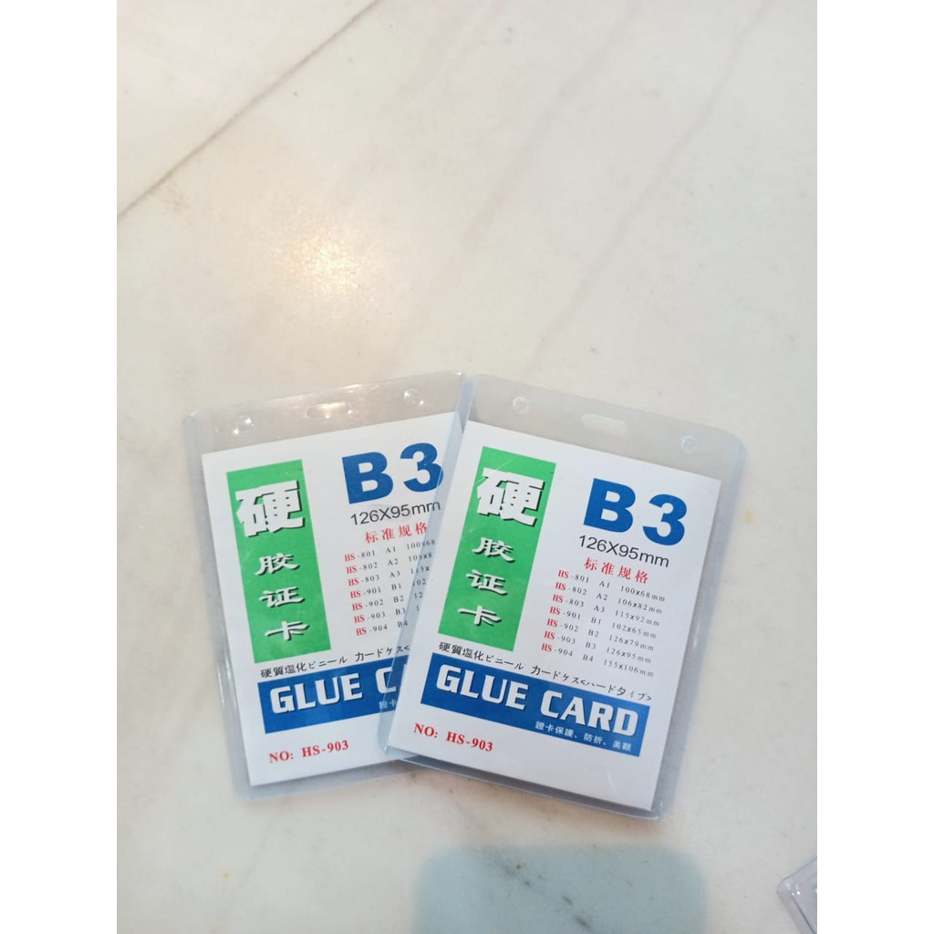 Card Case Name Tag GLUE CARD B3