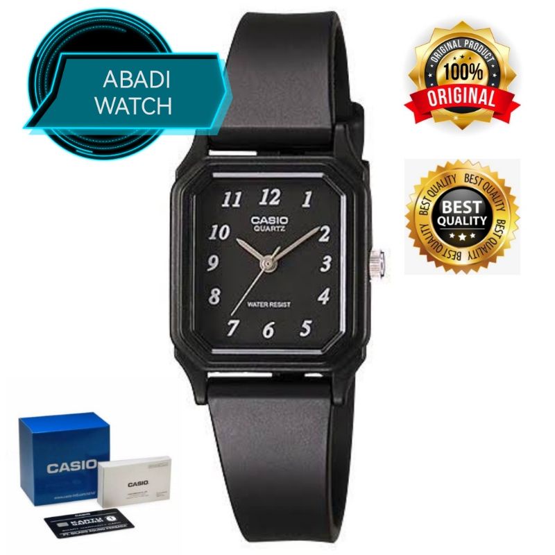 Jam Tangan Casio Original LQ142 1BDF Wanita Analog karet