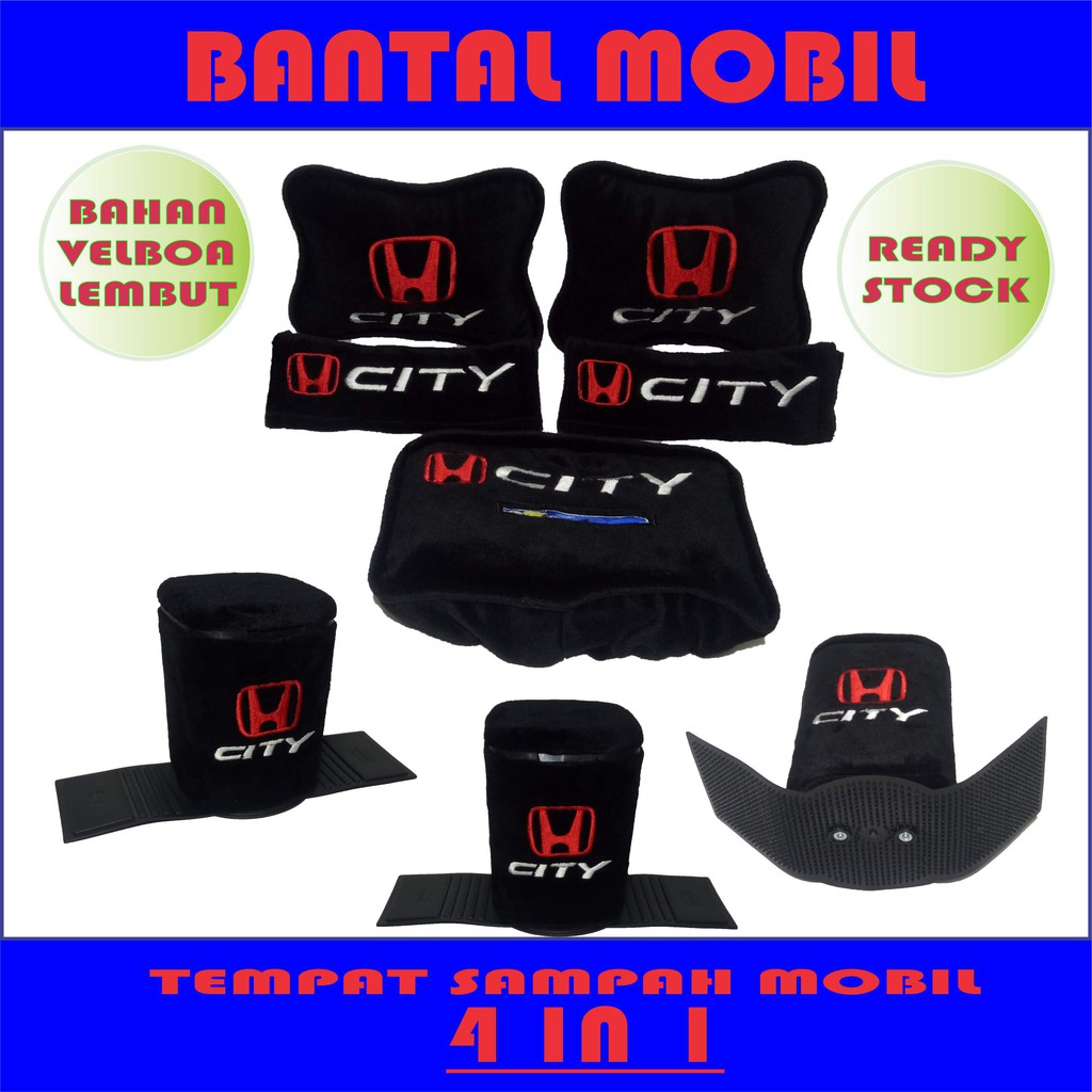 Bantal aksesoris Mobil Honda City Velboa