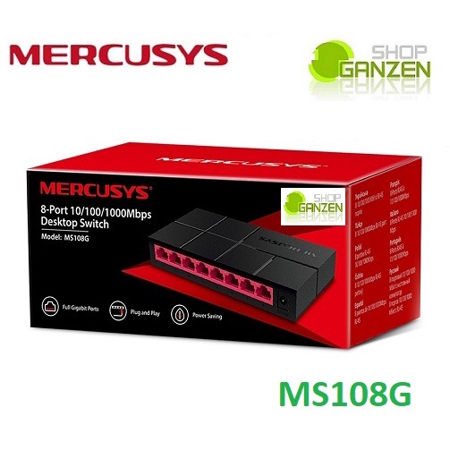 Mercusys MS108G Desktop Switch 8-Port 10/100/1000Mbps HUB Switch