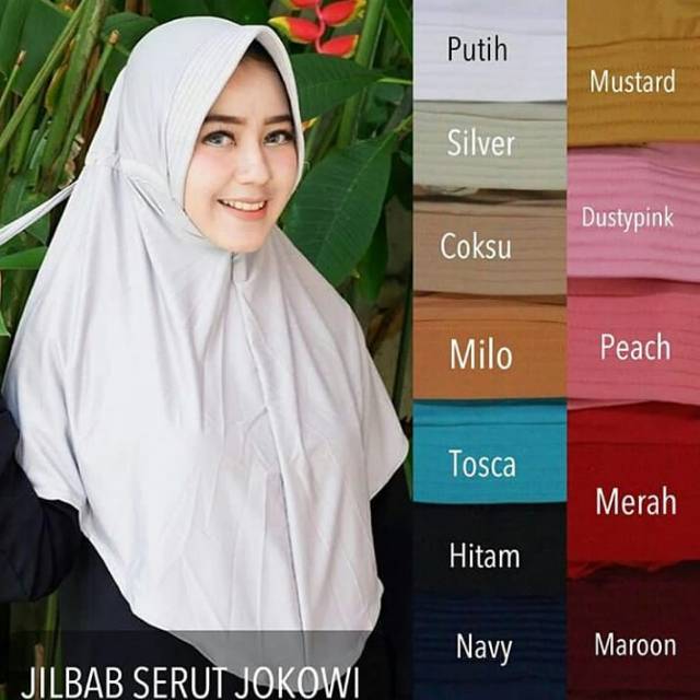 JILBAB SERUT / JILBAB JOKOWI / JOKOWI SERUT / SERUT POLOS