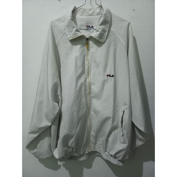 Jaket Windbreaker Running Casual Fila Second Seken Bekas