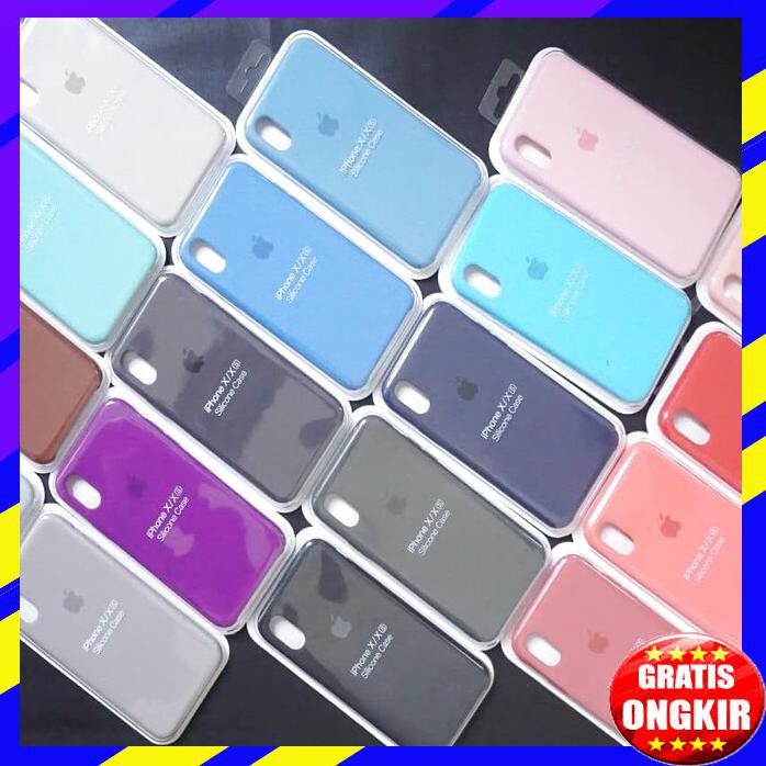 ACC HP SILICON CASE IPHONE 7 8PLUS COVER CASING SILIKON APPLE IPHONE 100% ORI