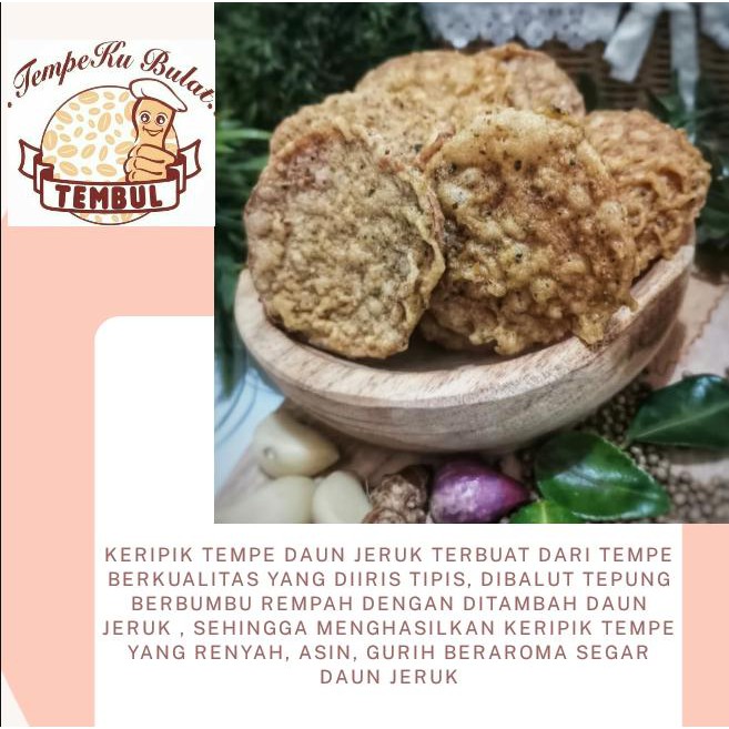 

Keripik Tempe Bulat - Tembul Renyah Rasa Daun Jeruk