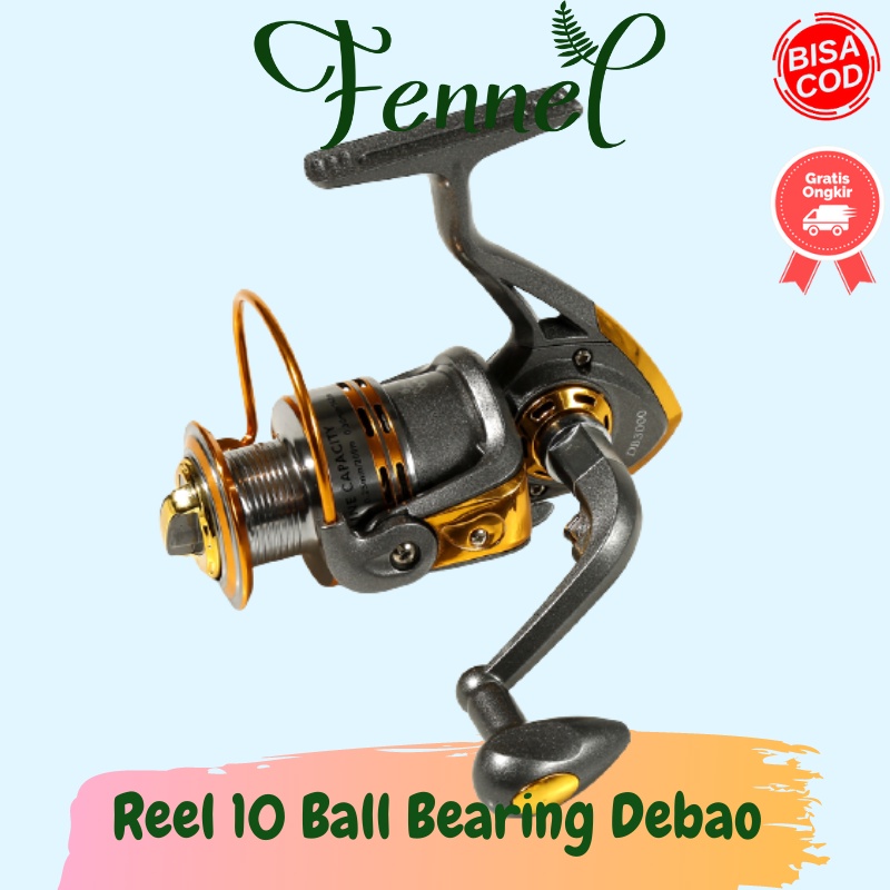 Reel Senar Pancing Debao DB3000A Metal Fishing Reel 10 Ball Bearing