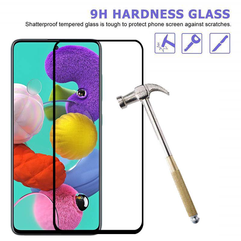 Tempered Glass For Samsung A51 A71 Screen Protector Galaxy A 51 50 A8 J3 A52 A50 A72 A70 A31 A32 A30 A20 A10 M31s M12 M21 S20 FE