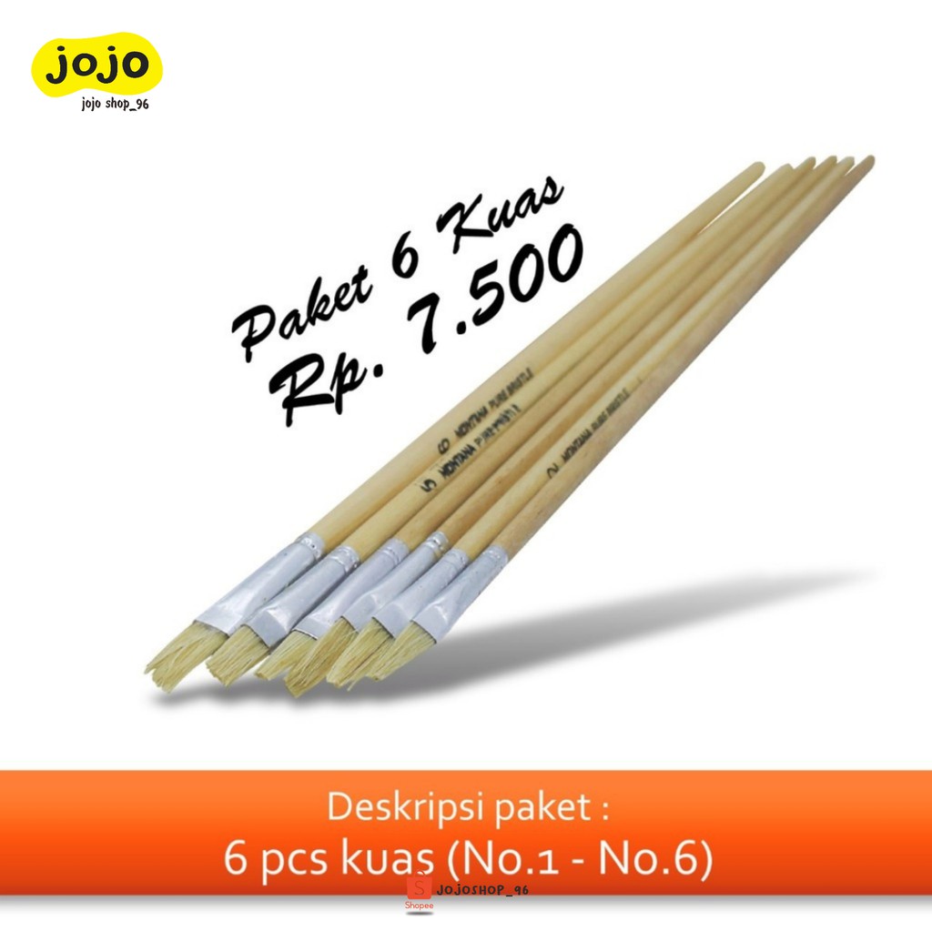 

Kuas Cat Air | Kuas Lukis | Kuas Acrylic MONTANA BRUSH Bundling BRW1 - BRW6