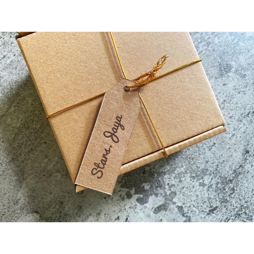 

Hang Tag Panjang Polos / Tag Kraft Polos Pack