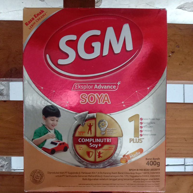 SGM soya 1 madu/vanila 400grm