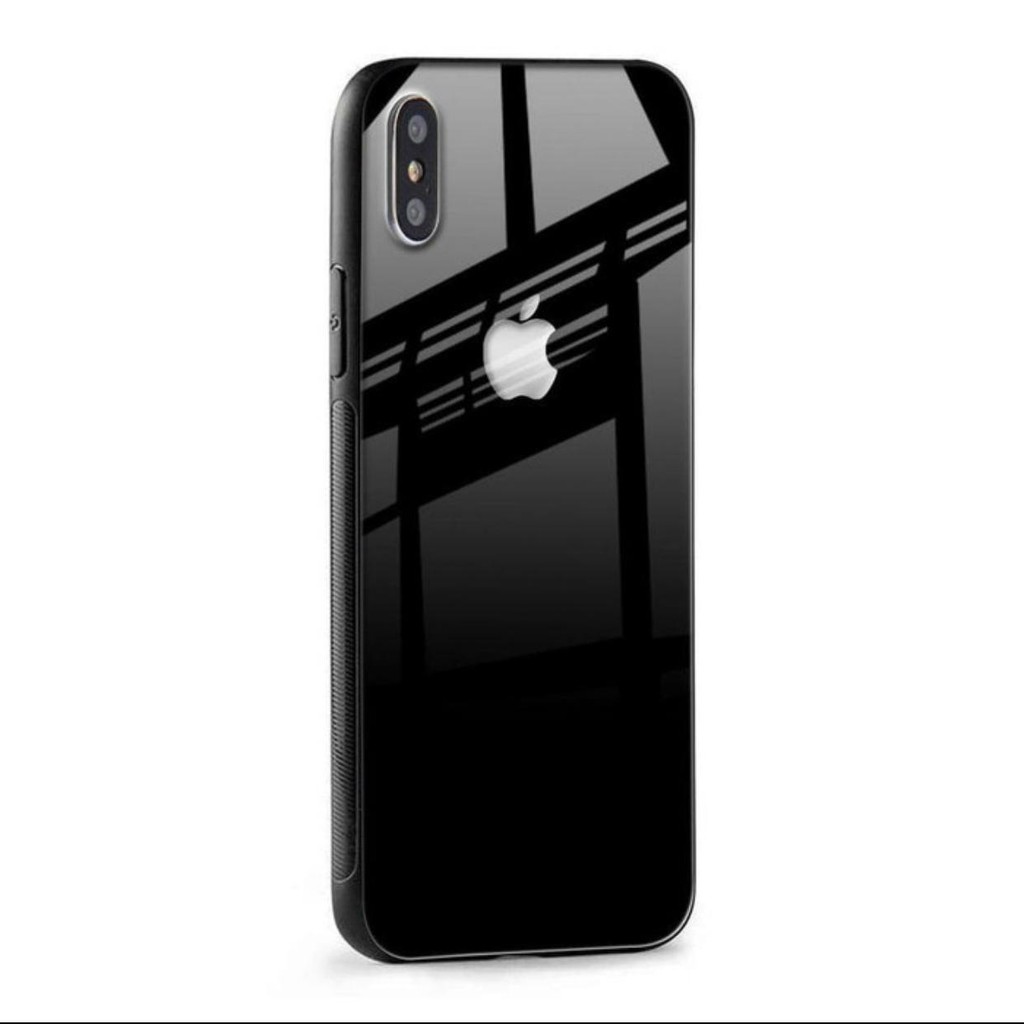 softcase ume black glass iphone xs max