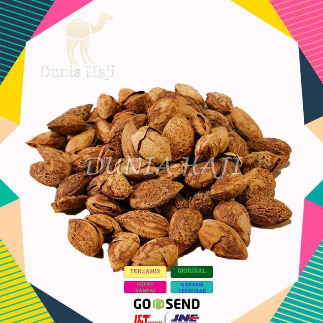 

4n45 kacang almond roasted ( kacang panggang ) in shell usa /kg murah 0ydx