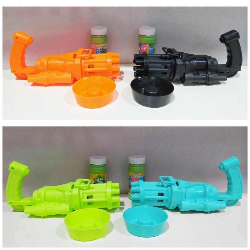 Mainan Anak-anak Gelembung Busa Pistol pistolan Gutling Mainan sabun Sh675 Sh676