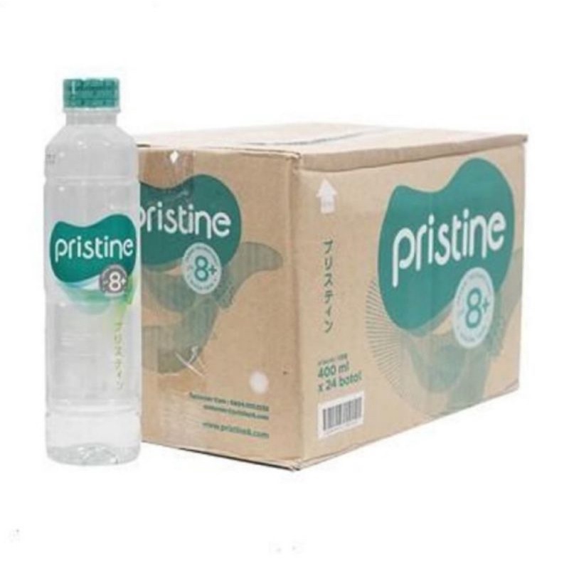 Jual PRISTINE MINERAL PH 8+ 600 ML 1 DUS / AIR MINERAL PH TINGGI