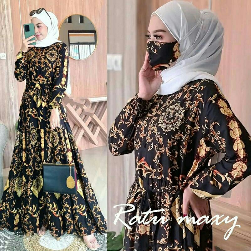 Gamis Monalisa Motif sultan // Ratu Maxii Dress //SuLtan dress