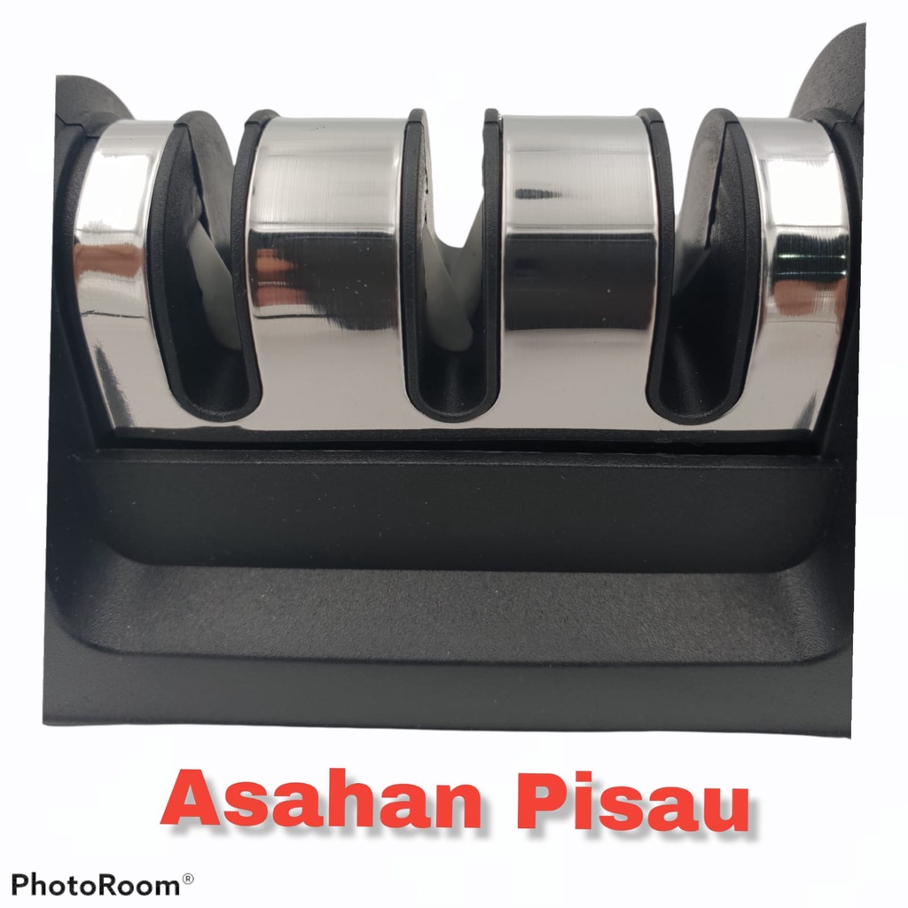 Sharpener RS-168 Triple Head / Pengasah Pisau 3 Kepala/ Asahan Manual Pengasah Pisau Dan Gunting 3 T