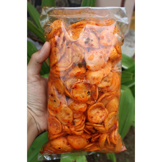 Sebring kerupuk bawang pedas daun jeruk bumbu basah isi 500gram