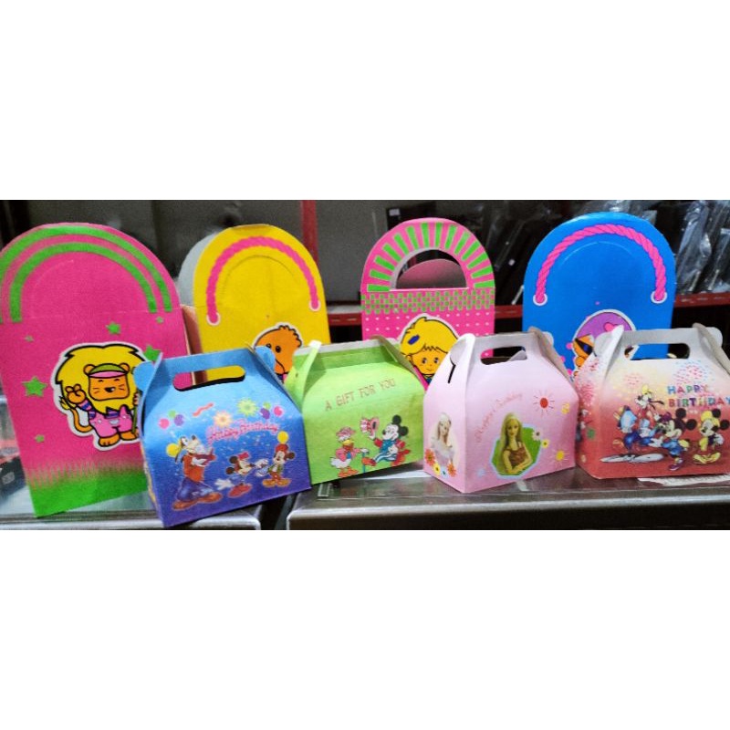 Kotak snack ultah jadul / kotak snack ulang tahun murah tempat jajanan ulangtahun happy birthday