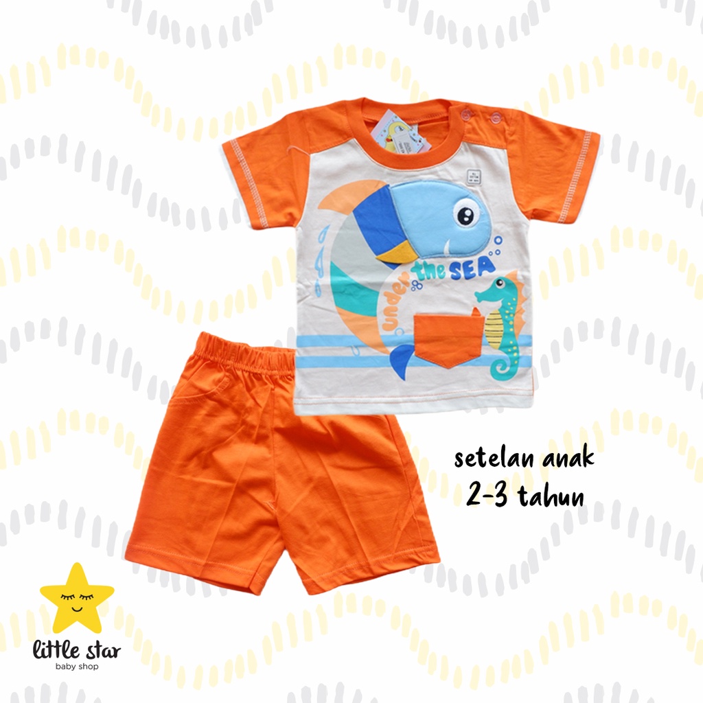 Zojirushi Setelan Anak Cowok | Set Baju Anak Cowok