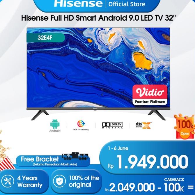Jual Hisense 32 inch HD Android Smart TV Dolby Audio HDMI Model