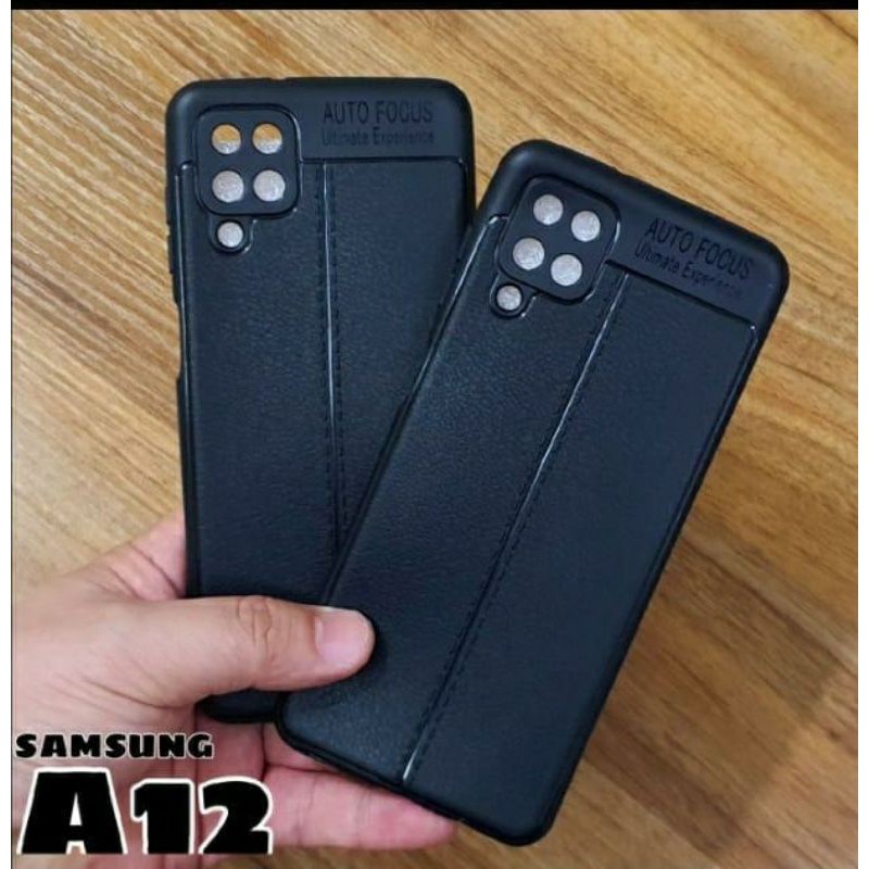 Case Auto Focus Samsung A12 kulit jeruk