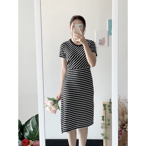 Velena Dress (Dress Import Stylish Comfy model Asymetris)