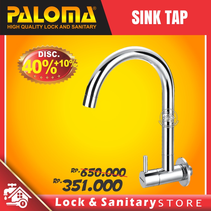 Kran Sink PALOMA FCP 1862 Kran Sink Tembok Kran Wastafel Dapur Kran Cuci Piring