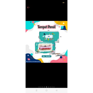 

TEMPAT PENSIL CUSTOM NAMA DAN POTO MURAH FREE DESIGN