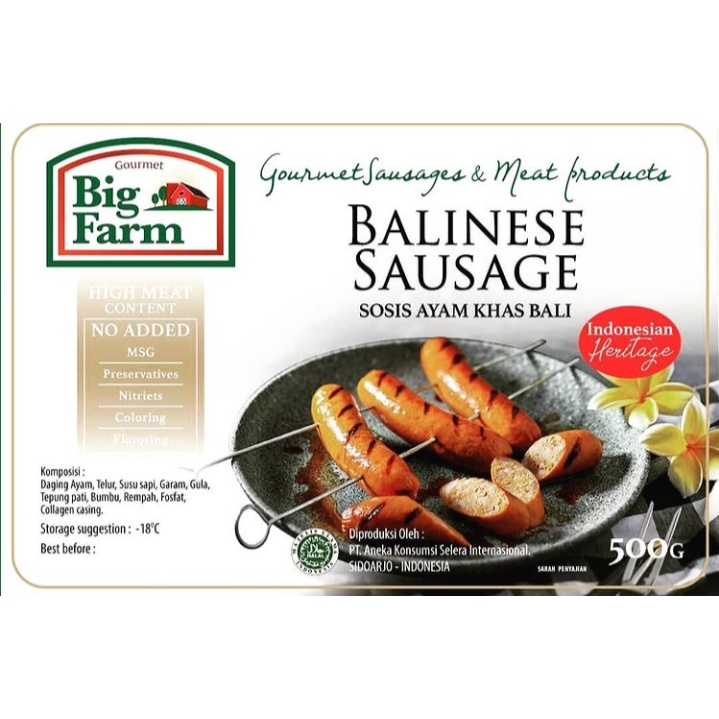 

Sosis Balinese Bigfarm / Sosis Bigfarm
