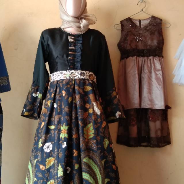 Gamis batik sutra