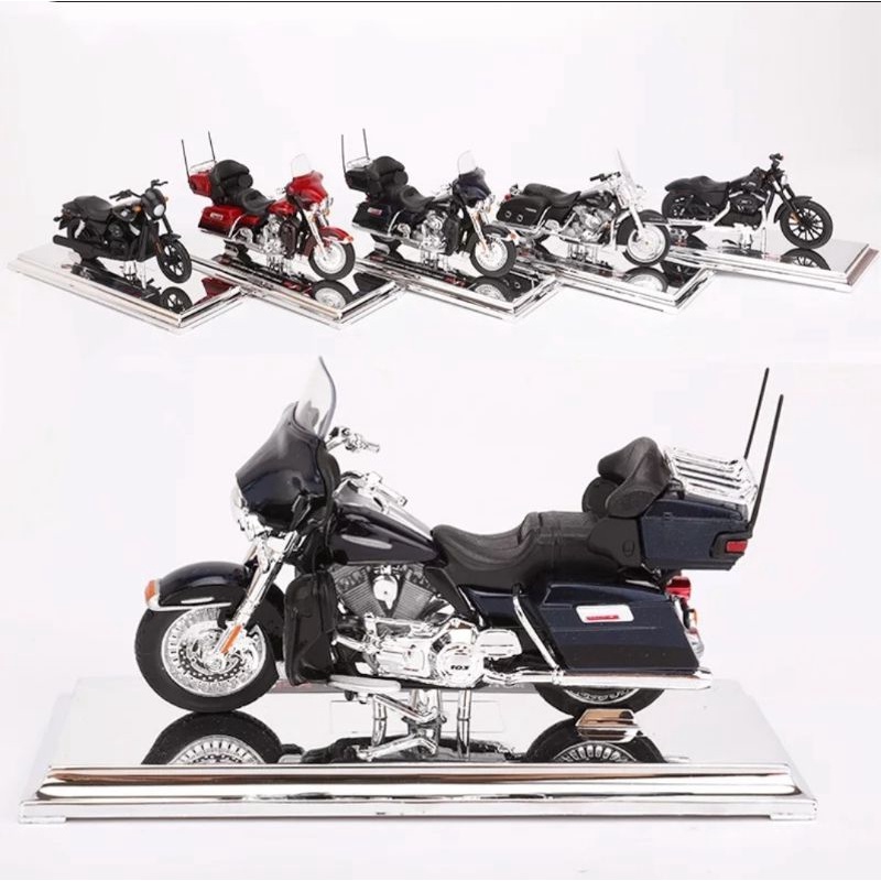 Diecast Miniatur Motor Harley Davidson Motorcycles Skala 1:18 Maisto