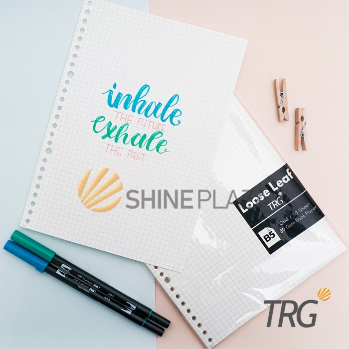 

kertas- isi loose leaf b5 trg - refill binder paper b5 dotted grid plain ruled - dotted -kertas.