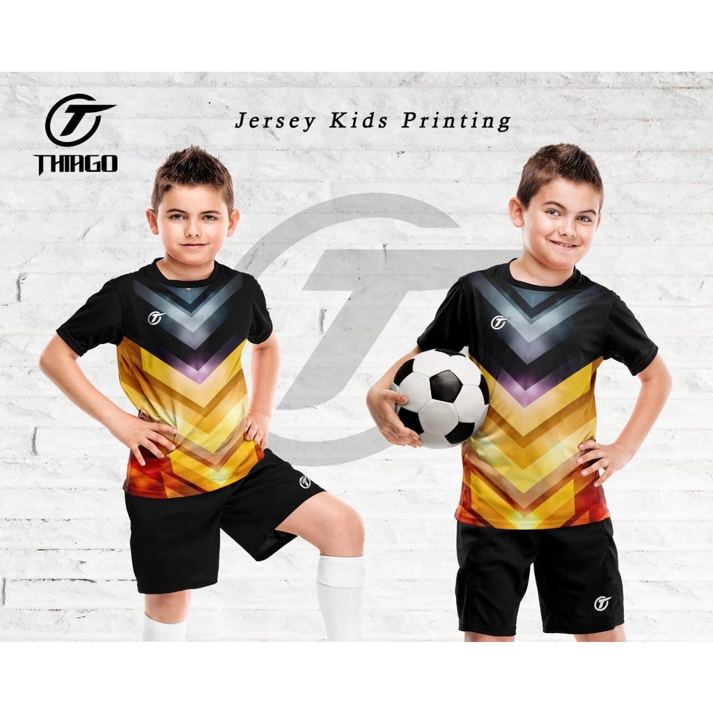 JERSEY FUTSAL ANAK PAKE NAMA DAN NOMOR/KAOS BOLA ANAK TANGGUNG PAKE NAMA/JERSEY BOLA ANAK UKURAN M L XL