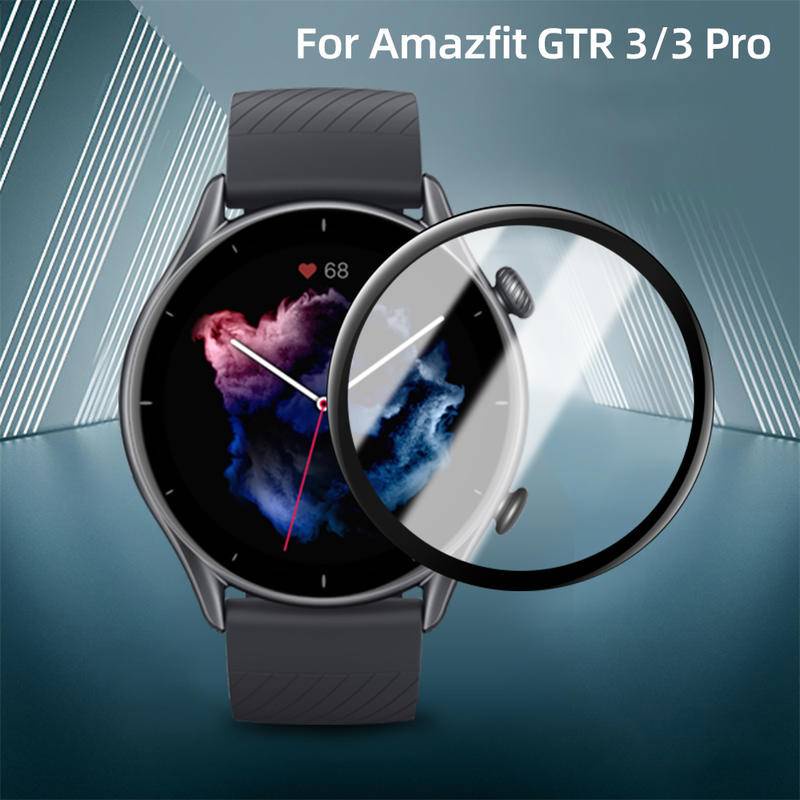 Film Pelindung Layar Bahan Silikon Untuk Huami Amazfit GTR 3 Curved