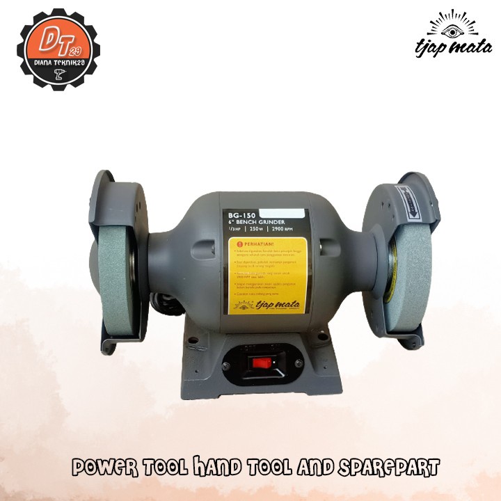 Tjap Mata Mesin Gerinda Duduk 6" / Bench Grinder 6"