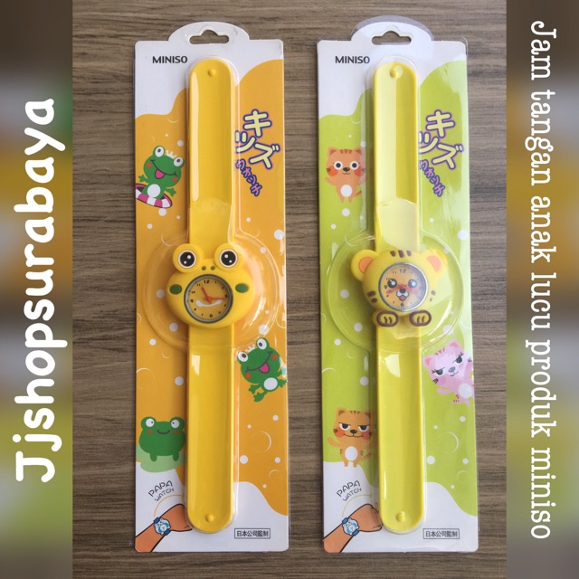 Jam tangan anak lucu dan unik produk miniso