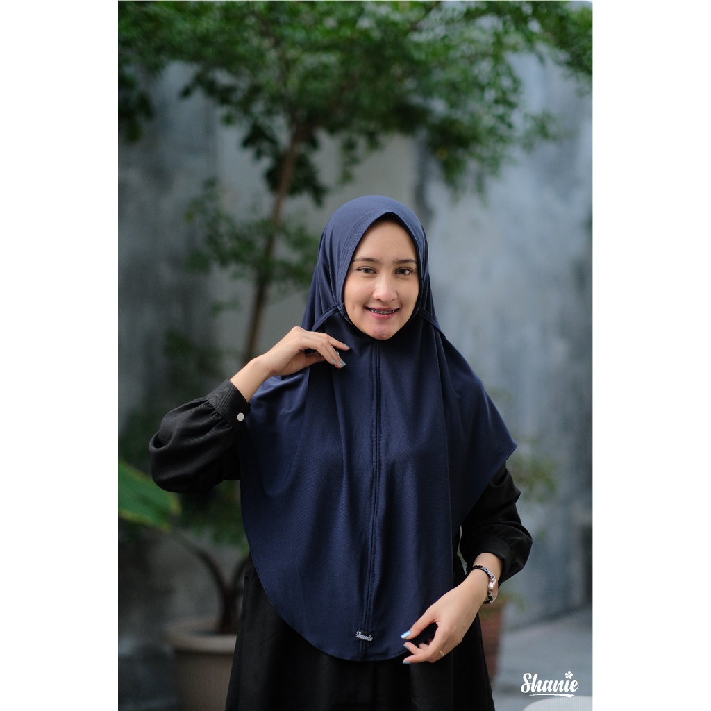 Ready Stok Bergo Shafa Premium Warna NAVY