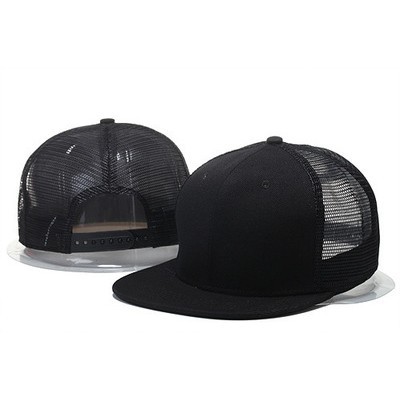 Topi Pengemudi Truk Flat Brim Dapat Disesuaikan Beberapa Warna pria dan wanita topi baseball pria dan wanita di sepanjang topi jaring kosong topi hip-hop