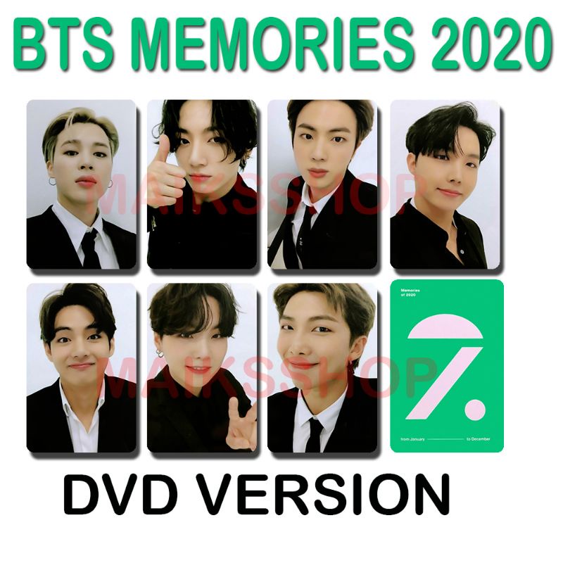 BTS Memories 2020 Photocard Kpop