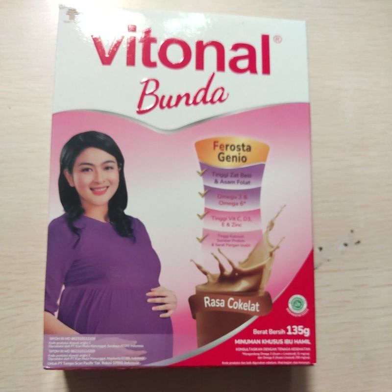 vitonal bunda 135g rasa coklat(harga promo)