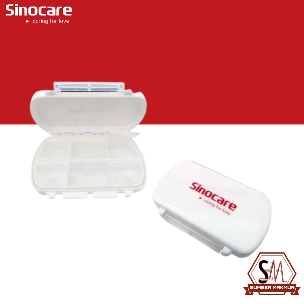 Sinocare Kotak Obat Portabel