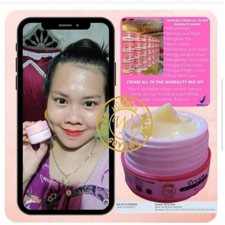 CREAM ALL IN ONE WA BEAUTY BPOM