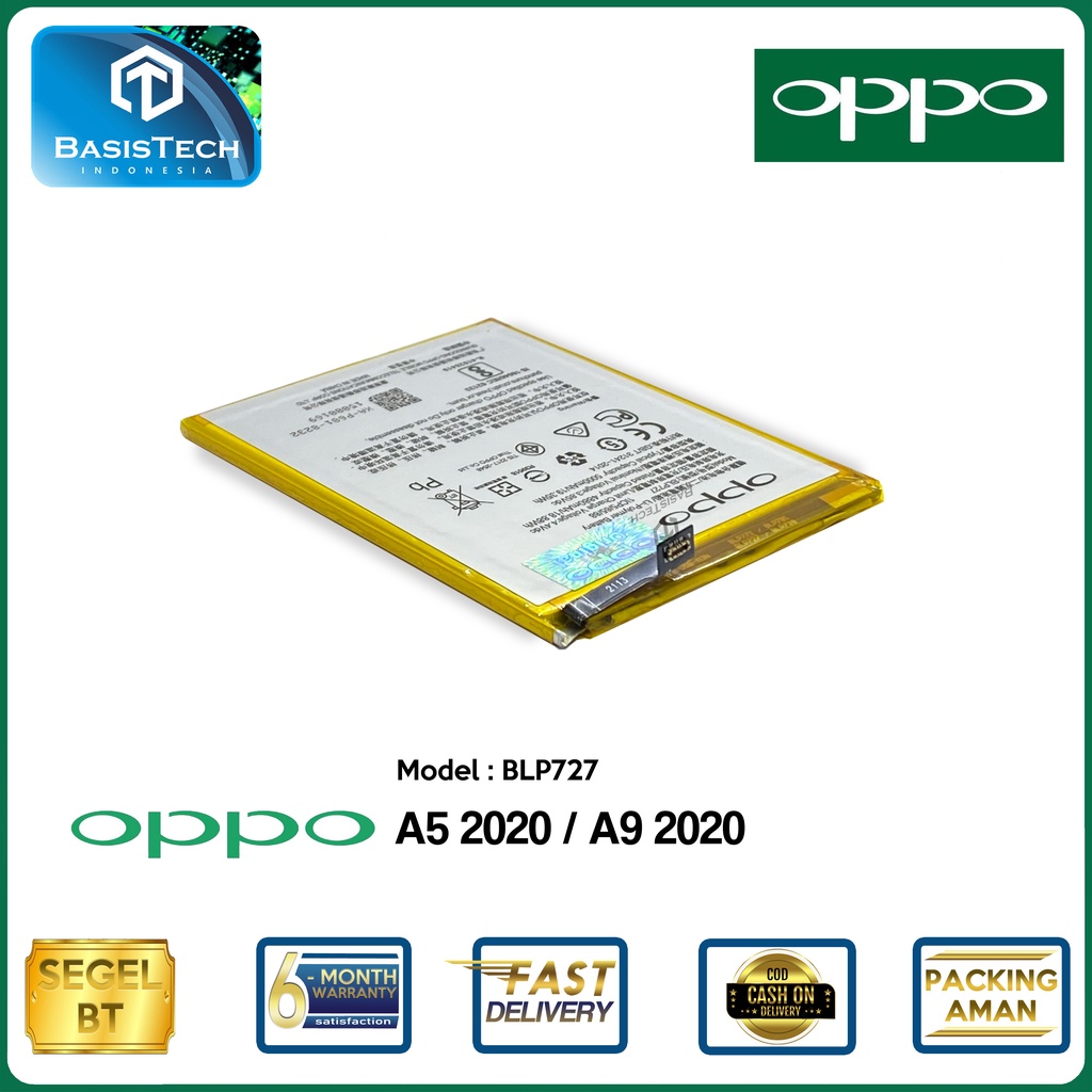 BATERAI OPPO A5 2020 - OPPO A9 2020 - BLP727 - ORI99