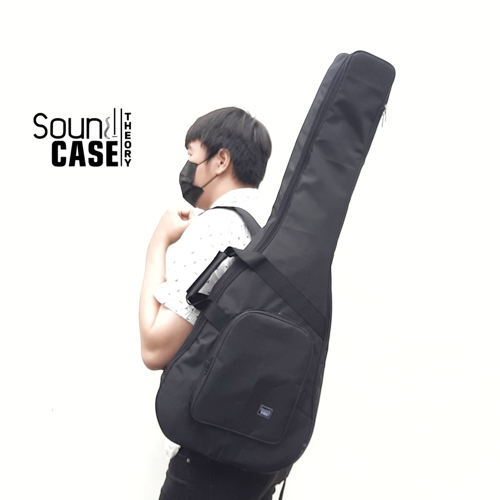 Tas Gitar 3/4 Junior Akustik / Softcase Gitar 3/4 Junior Akustik Hitam SoundCase Theory