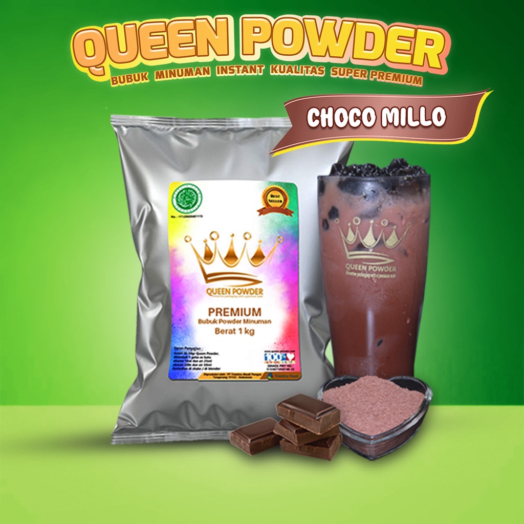 

1 Kg Bubuk Minuman Boba Bubble Drink Virall Premium Rasa Millo